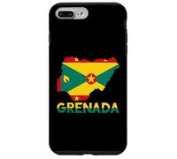 Grenada Flag Map Grenadian Pride Patriotic Grenadian Roots Case for iPhone 7 Plus/8 Plus
