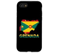 Grenada Flag Map Grenadian Pride Patriotic Grenadian Roots Case for iPhone SE (2020) / 7/8