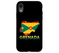 Grenada Flag Map Grenadian Pride Patriotic Grenadian Roots Case for iPhone XR