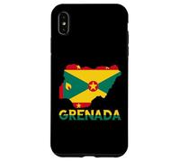 Grenada Flag Map Grenadian Pride Patriotic Grenadian Roots Case for iPhone XS Max
