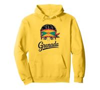 Grenada Flag Proud Grenadian Woman Pullover Hoodie