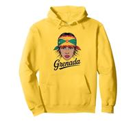 Grenada Flag Proud Grenadian Woman Pullover Hoodie