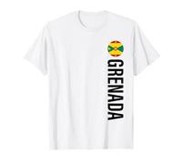 Grenada Flag Vertical T-Shirt