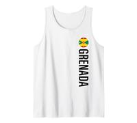 Grenada Flag Vertical Tank Top