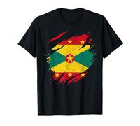 Grenada Flag Vintage Caribbean Souvenir T-Shirt