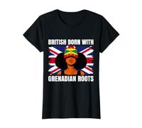 Grenada Girl Heritage British Born Grenadian Roots Pride T-Shirt