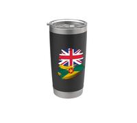 Grenada Great Britain Grenadian British Flag Stainless Steel Insulated Tumbler
