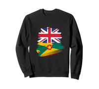 Grenada Great Britain Grenadian British Flag Sweatshirt