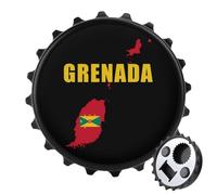 Grenada Grenadian Map Flag Magnetic Bottle Opener Refrigerator Magnet Fridge Magnets Kitchen Supplies