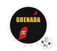 Grenada Grenadian Map Flag Magnetic Bottle Opener Refrigerator Magnet Fridge Magnets Kitchen Supplies