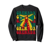 Grenada Grenadian Pride Coquette Bow Flag Sweatshirt