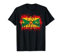 Grenada No Behaviour Grenadian Flag Soca Carnival T-Shirt