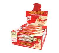 Grenade Carb Killa Protein Chocolate Bar | 20g High Protein Snack | Low Net Carb Low Sugar Kosher | Energy Bars | White Chocolate Salted Peanut, 12 Pack
