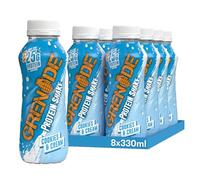 Grenade Cookies and Cream High Protein Shake, 8 x 330 ml - Ready to Drink Milk Protein Shakes with over 24 g Protein per Bottle