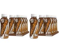 Grenade Fudge Brownie High Protein Shake, 8 x 330 ml - Ready to Drink Milk Protein Shakes with over 24 g Protein per Bottle (Pack of 2)