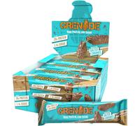 Grenade High Protein and Low Carb Bar, 12 X 60 g - Chocolate Chip Salted Caramel