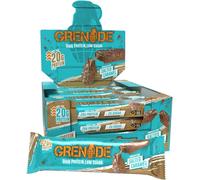 Grenade High Protein, Low Sugar Bar - Chocolate Chip Salted Caramel, 12 X 60 G