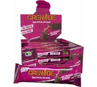 Grenade High Protein, Low Sugar Bar - Dark Chocolate Raspberry, 12 x 60 g