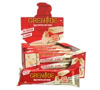 Grenade High Protein, Low Sugar Bar - White Chocolate Salted Peanut, 12 x 60 g