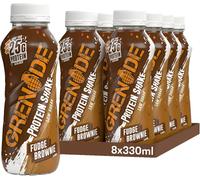 Grenade Carb Killa High Protein Shake Fudge Brownie 24g protein 8 x 330 ml