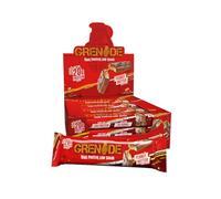 Grenade Peanut Nutter Protein Bars, 12 x 60 g | High Protein, Low Sugar Bars, Over 20 g Protein & 1.7 g Sugar, Soft Peanut Flavour Nougat with Caramel & Peanut Chunks
