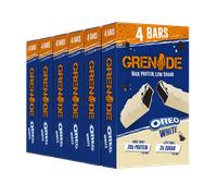 Grenade Protein Bars Oreo White Bars 4pk x 60g - Case of 6