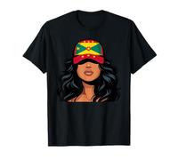 Grenadian Girl Grenada Flag Proud Grenadian Women T-Shirt
