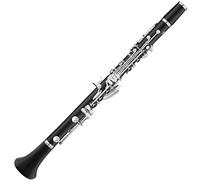Grenadilla Ebony Wooden Bb 18 Key Clarinet Silver Plated Keys Pads With Case Beginner Clarinet