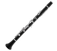 Grenadilla Ebony Wooden Bb Clarinet 17 Silver Plated Keys Pads With Case Beginner Clarinet