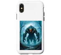 Grendel, Beowulf, dark swamp, mythological monster, primal Case for iPhone X/XS