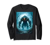 Grendel, Beowulf, Dark Swamp, Mythological Monster, Primal Long Sleeve T-Shirt