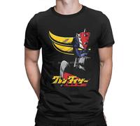 Grendizer Ufo Robot Goldrake 3d Print Tshirt Mazinger Z Anime Men's T Shirt 80s Manga Short Sleeve O-neck T-Shirt Cotton Clas... multicolor 5XL