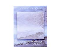 Grendly 1Pc New Scenery Tour Memo Pad Paper Post Notes Sticky Notes Notepad Stationery Office School Supplies