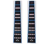 Grendly 2 x Violin Finger Guide/Fingerboard Sticker Fret Guide Label Finger Chart for Size 4/4