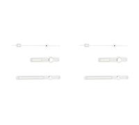 Grendly 2X 62MAS Solid Watch Hands Fit NH35 NH36 ETA2824 2836 ST2130 Movement Japan C3 Super Green Three-Dimensional