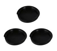 Grendly 3 x Sound Hole Cover Block Plug Screeched Hold for 38/39 EQ Acoustic Guitar Black