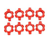 Grendly Pack of 8 Dumbbell Nuts, Dumbbell Bars Nut, Neck Bands for Dumbbell Bars Training Sports Accessories