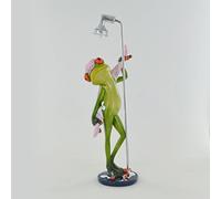 Grenouille comique - Petite figurine en résine - Cadeau idéal pour la maison