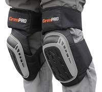 GRENPRO Professional Knee Pads for Work Heavy Duty Thick Foam Knee Pads Knee Pad with Soft Gel Cushion for Construction Work Flooring Gardening Cleaning Tiles (Grey)
