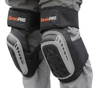 GRENPRO Professional Knee Pads for Work Heavy Duty Thick Foam Knee Pads Knee Pad with Soft Gel Cushion for Construction Work Flooring Gardening Cleaning Tiles (Grey)