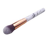 GREOHNMPAW 1Pc Gray Large Cosmetics Soft Face Makeup Powder Brush Makeup Brushes Blush Flame Brushes Foundation Round Make Up Aluminum Brushes