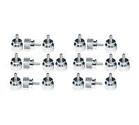GREOHNMPAW 20Pcs/Lot UNC6-32 M3.5 Hand Screw for GPU Holder PSU Computer Case Side Panel Screws PC Assemble WaterCooling Silver