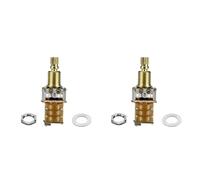 GREOHNMPAW 2Pcs Guitar Push/Push Potentiometer Short Shaft Push Push Potentiometer Electric Guitar Pot A500K for Guitar Bass Parts
