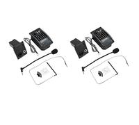 GREOHNMPAW 2X 5 Bands Acoustic Guitar Pickup EQ Preamp LCD Tuner Equalizer with Mic LC-5