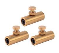 GREOHNMPAW 3 Piece Gold Copper Cello Wolf Tone Eliminator Wolfe Tone Mute Suppressor for Cello Gold