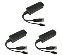 GREOHNMPAW 3X Micro-USB POE Splitter 48V to 5V2A/3A Mini USB Power Supply National Standard with Smart Phone Charging