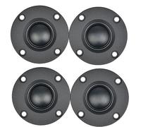 GREOHNMPAW 4Pcs Tweeter 1.5Inch 6Ohm 30W Dome Silk Film Tweeter Hifi Treble Speaker Audio Loudspeaker with Heatsink