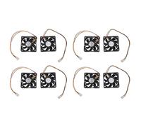 GREOHNMPAW 60Mm 6Cm DC 12V 3 Pin Computer Case CPU Cooler Cooling Fan Black 8 Pcs