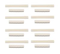 GREOHNMPAW 8X Classical Guitar Bone Slotted Saddle Nut Set