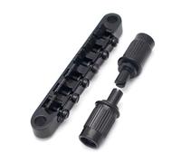 GREOHNMPAW LP Electric Guitar Bridge on Pull Plate Front String Bridge Electric Guitar Front Bridge Black
